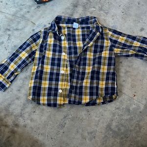 18-24 months button up plaid shirt